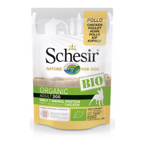 Schesir Chien Bio Poulet 85 gr