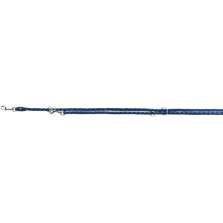 Cavo laisse réglable, S–M: 2,00 m/ø 12 mm, indigo/bleu royal