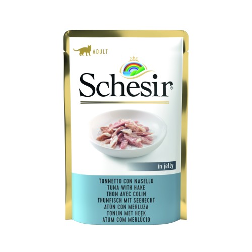 Schesir Sachet Thon avec Colin 85 gr