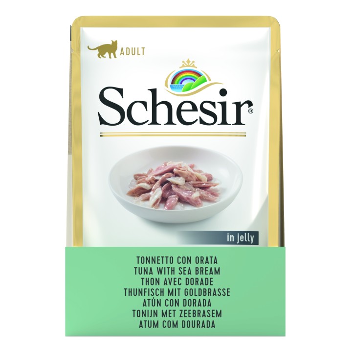 Schésir Sachet Chat Thon avec Daurade 85g
