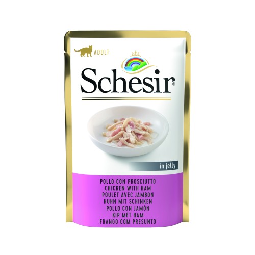 Schesir Sachet Chat Poulet Jambon 85g