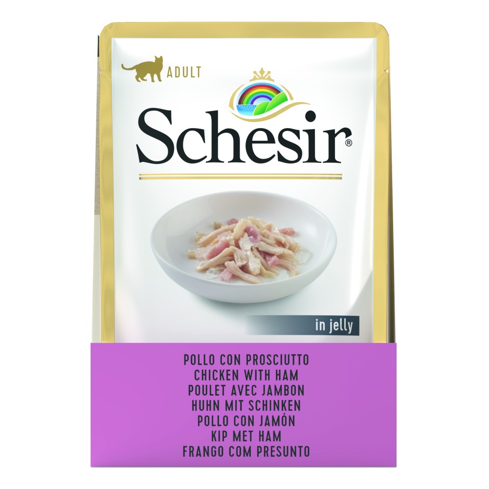 Schesir Sachet Chat Kitten - Filets de poulet 85 gr - APS Choice