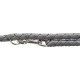 Cavo laisse réglable, S–M: 2,00 m/ø 12 mm, moka/caramel