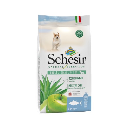 Schesir Adulte Petit Chien Thon Mono proteine 2,24KG