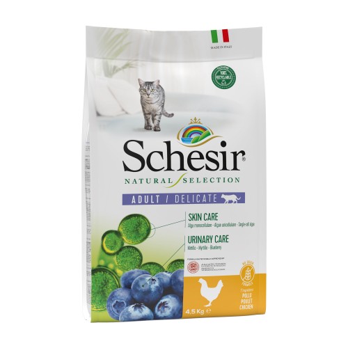 Schesir chat Adulte Poulet No Grain 4,5KG