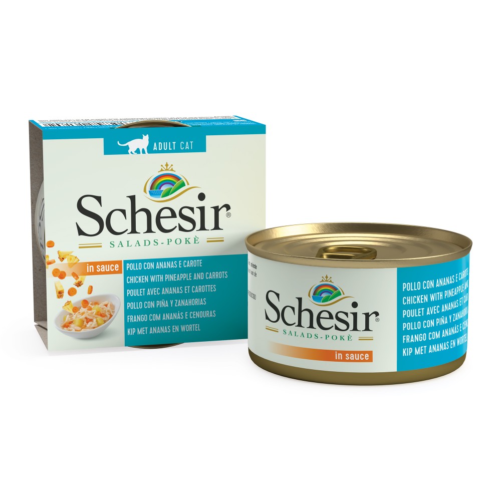 Schesir Soupe Chat Thon avec Papaye 85g - APS Choice