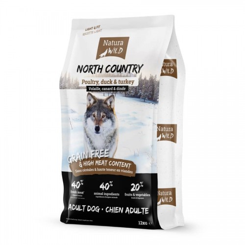 NATURA WILD North Country Volaille Canard & Dinde 12 kg