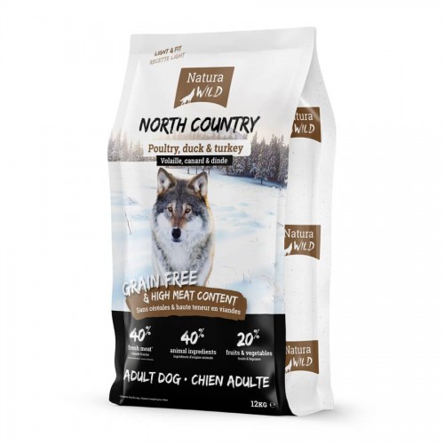 NATURA WILD North Country / Light  / Poulet Canard & Dinde 12 kg