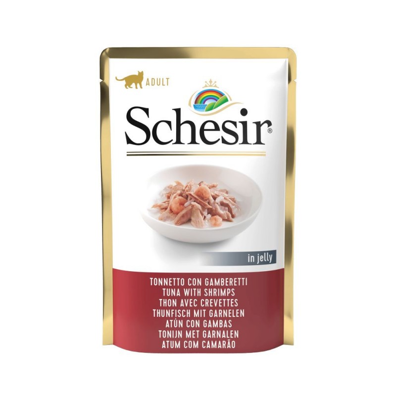 Schésir Sachet Thon avec Crevettes 85g