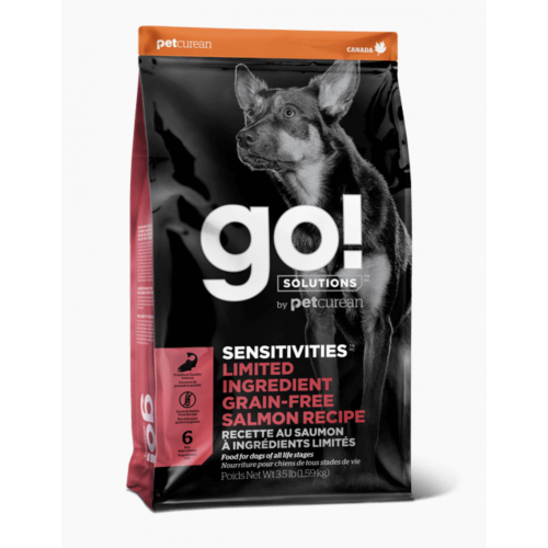 GO! Salmon Grain Free Abime 10kg Dog SENSITIVITIES LID