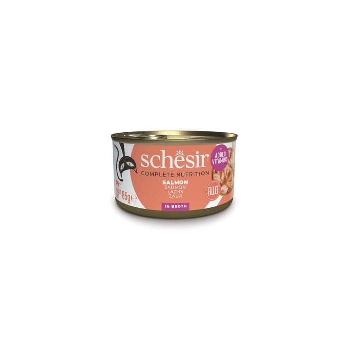 Schésir Chat Saumon au Naturel 85 gr
