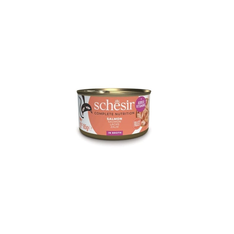 Schésir Chat Saumon au Naturel 85 gr