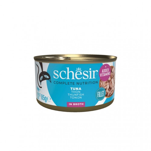 Schesir Chat Thon avec Bouillon 70 gr