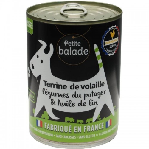 Terrine de volaille 400g - Humide "Petite balade"