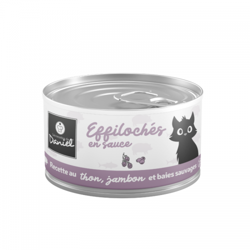 EFFILOCHÉS AU THON, JAMBON ET BAIES SAUVAGES - 85G