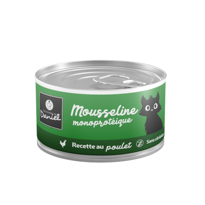 MOUSSELINE MONOPROTÉIQUE AU POULET - 85G