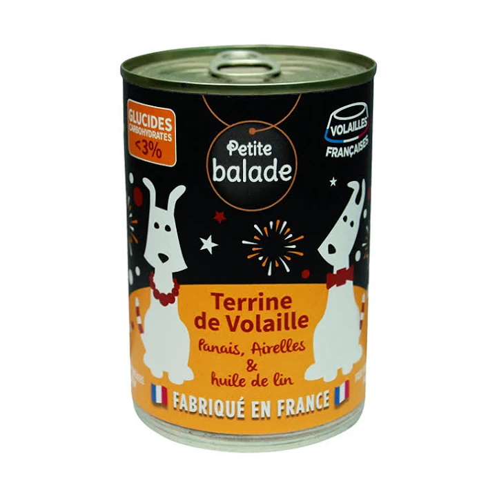 Terrine de volaille aux panais 400g - Humide "Petite balade"