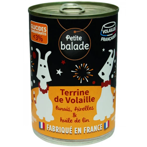Terrine de volaille aux panais 400g - Humide "Petite balade"
