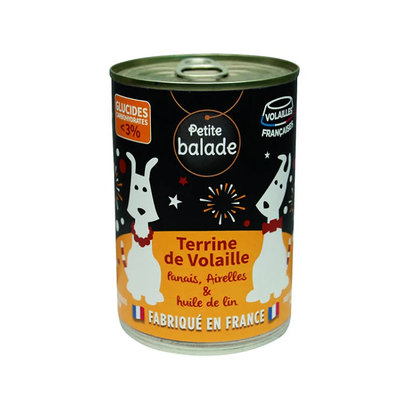 Terrine de volaille aux panais 400g - Humide "Petite balade"