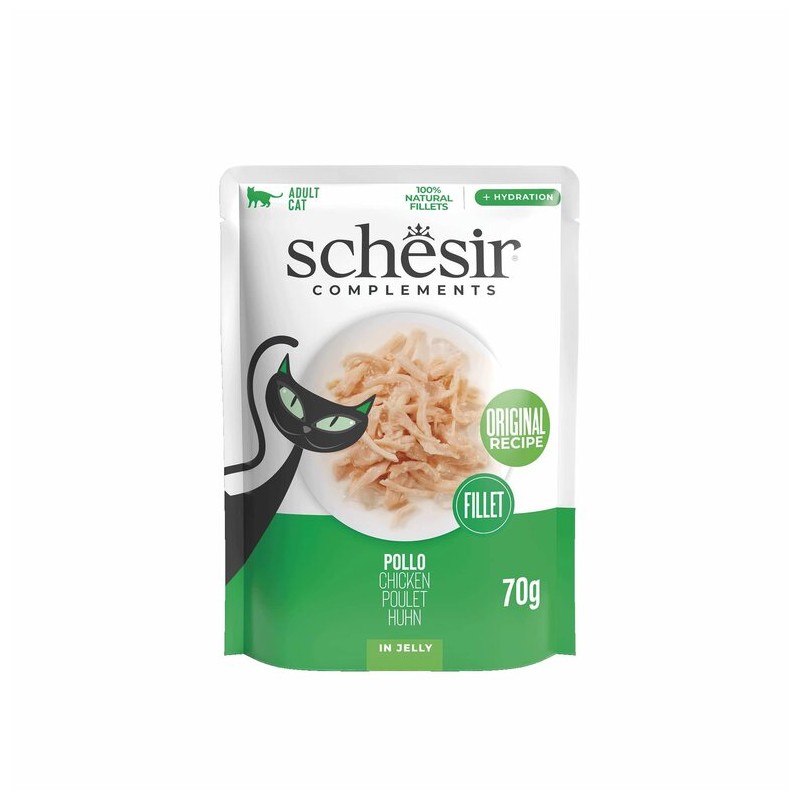 Schésir Sachet Chat Filets de poulets 85 gr