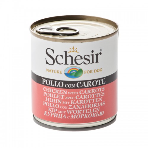 Schesir Chien Poulet avec Carottes 285 gr