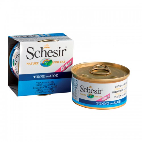 Schesir Chat Chatons Thon & Aloes 85 gr