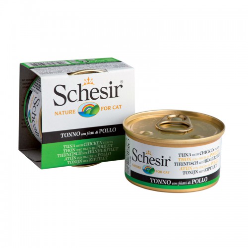 Schésir Chat Thon et Poulet 85 gr