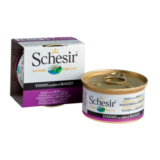 Schésir Chat Thon et Boeuf 85 gr