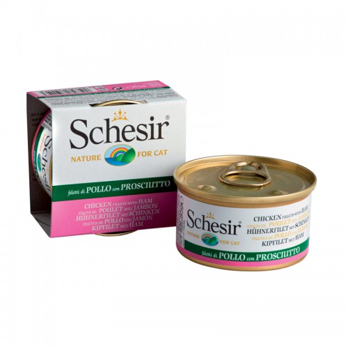 Schésir Chat Filets de Poulet & Jambon 85 gr