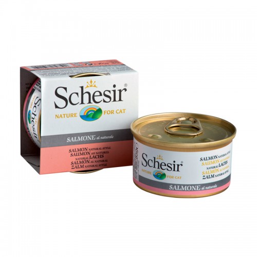 Schesir Chat Saumon au Naturel 85 gr