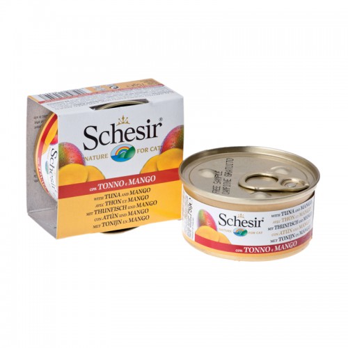 Schesir Chat Thon avec Mangue 75g