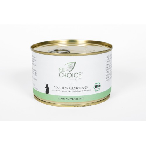 BioChoice Chien  Diet Trouble Allergique boite 400g