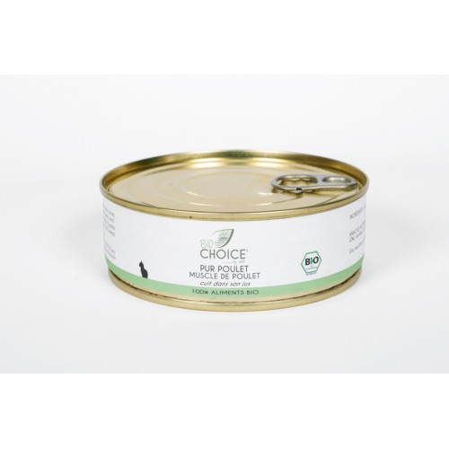 BioChoice Chat  Pur Poulet boite 200g