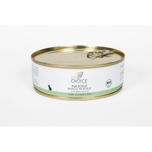 BioChoice Chat  Pur Boeuf boite 200g