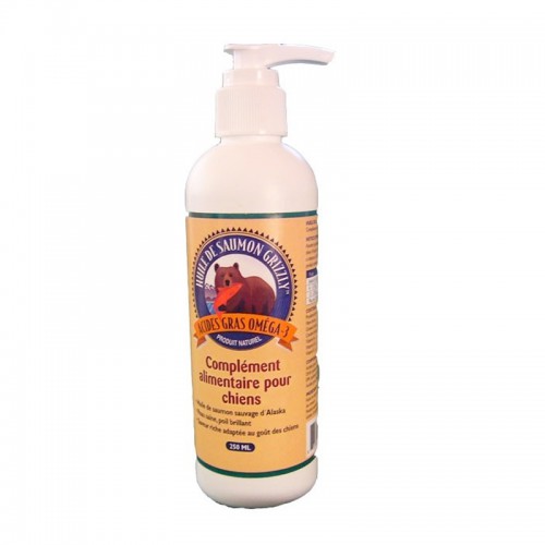 Huile de Saumon Grizzly 250ml