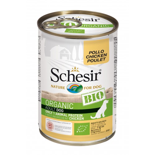 Schesir Chien Bio Poulet 400 gr