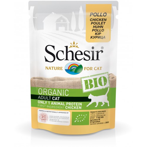 Schesir Chat Bio Poulet 85 gr