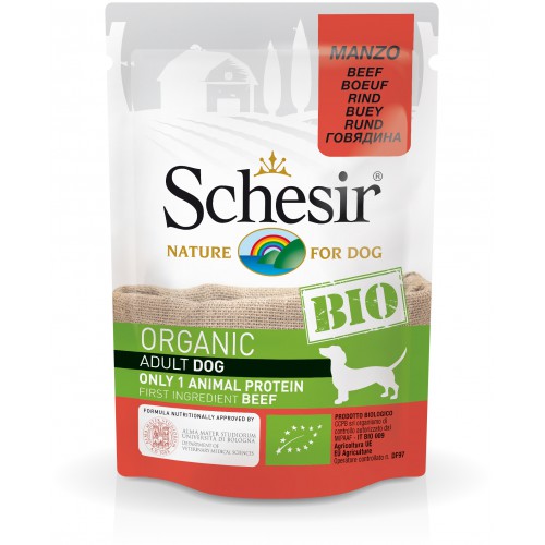 Schesir Chien Bio Boeuf 85 gr