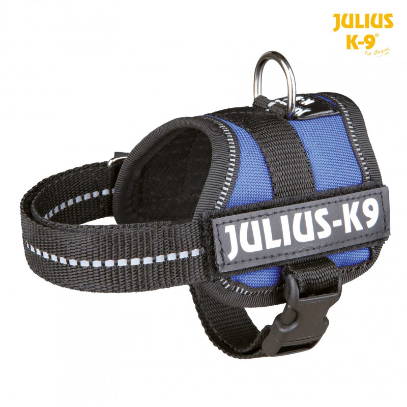 Harnais Julius-K9  66-85cm bleu