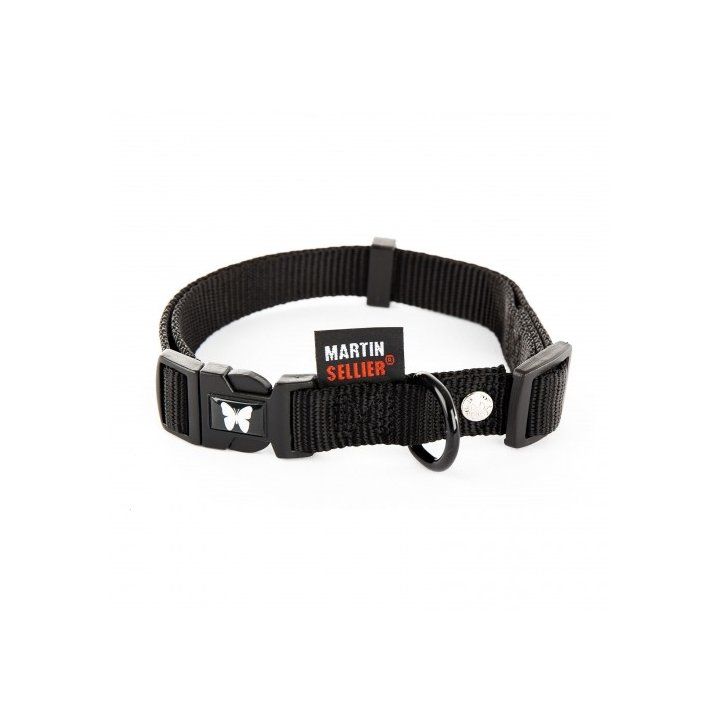 Collier Nylon noir 25-45/65
