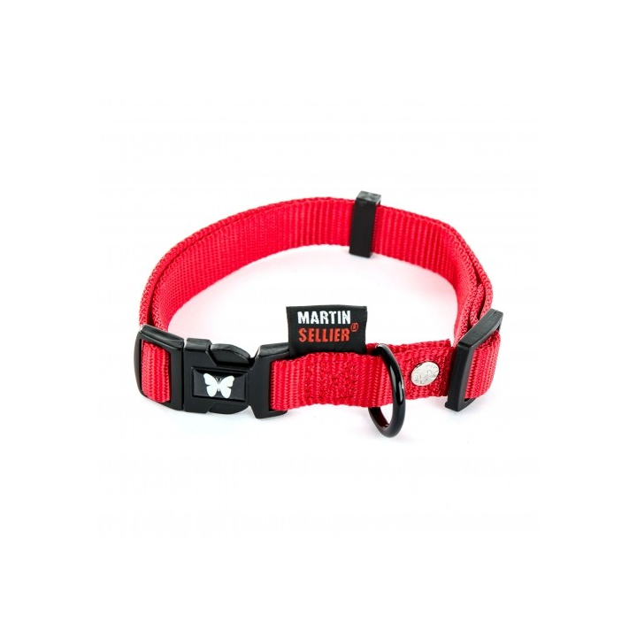 Collier Nylon rouge 25-45/65