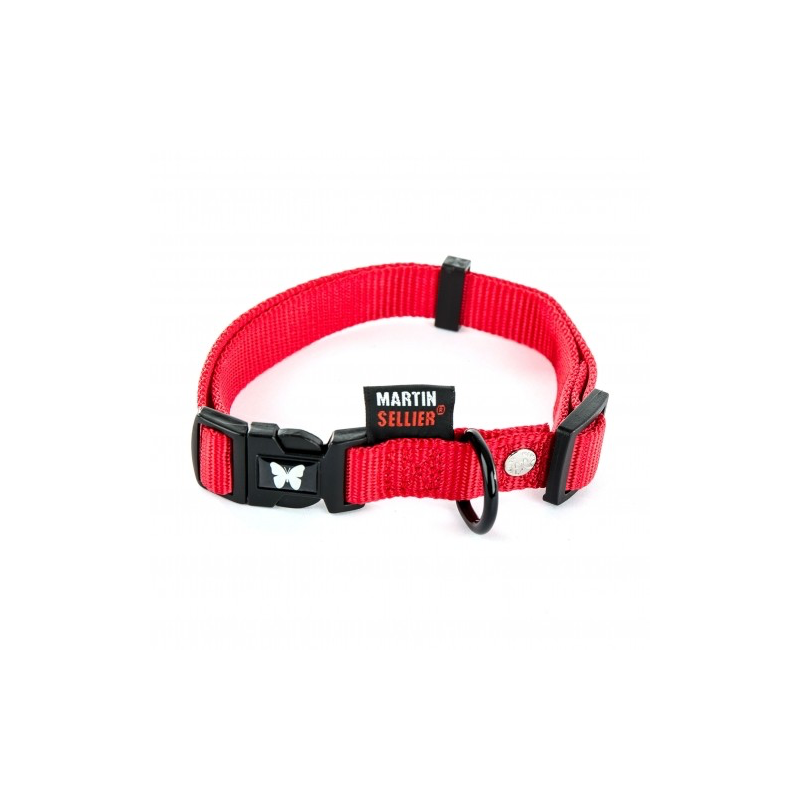 Collier Nylon rouge 25-45/65